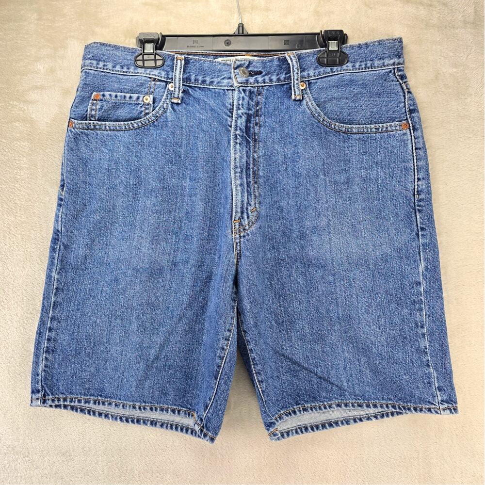 Levis 550 Jorts Jean Shorts Denim Size 36 (Fits 35x9) Blue Relaxed Fit Y2K
